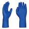 Gloveworks By Ammex Disposable Gloves, 13 mil Palm, Latex, Powder-Free, L, 500 PK, Blue GPLHD86100 - alternate 2